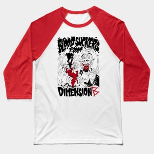 Blood Suckers from Dimension B (yellow) Baseball T-Shirt